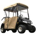 Ilc Replacement for Ezgo / Cushman / Textron PRO FIT 2 Passenger Enclosure TAN RXV Model FOR Year 2012 PRO FIT 2 PASSENGER ENCLOSURE TAN RXV MODEL FOR Y